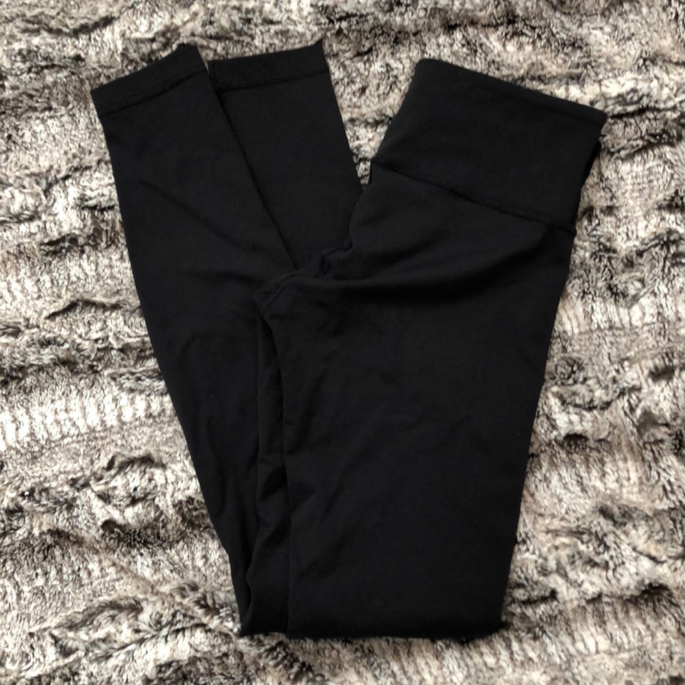Black Lululemon WUNDER UNDERS Sz 4